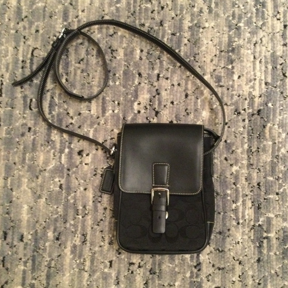 Coach Black Signature Crossbody Bag